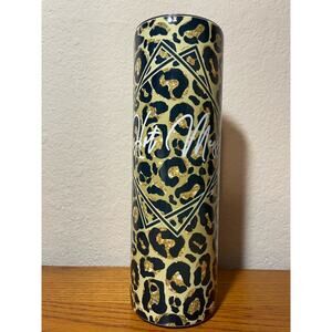 30oz Hot Mess Tumbler Stainless steel cup sublimation leopard